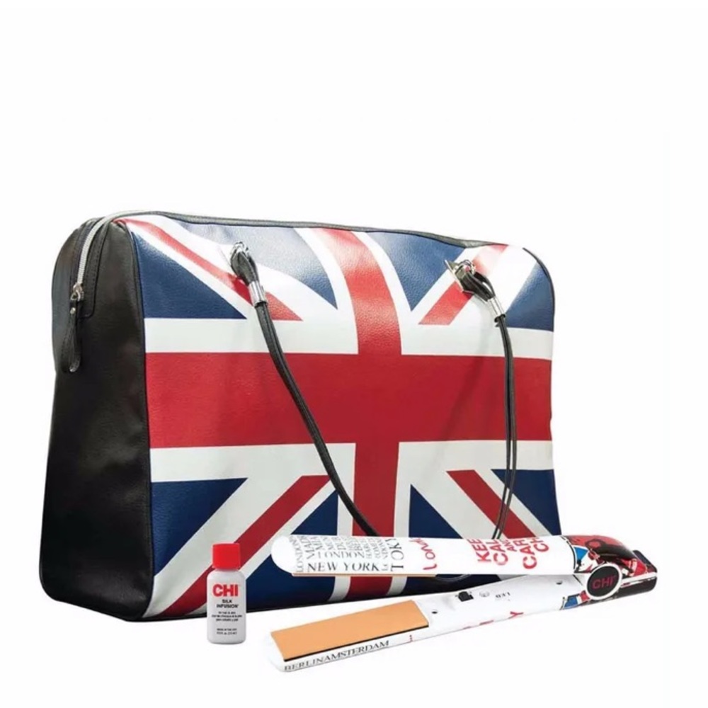 New CHI LIMITED EDITION BRITISH INVASION IRON & TOTE COMBO with tags ⭐️⭐️⭐️⭐️
